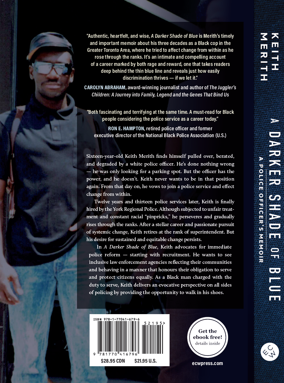 A Darker Shade of Blue back cover